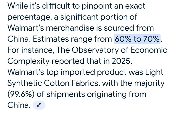 Aboutnothing77's tweet photo. 245% #Tariffs on #Chinese imports. There goes Walmart's entire business model 😅😂.
#TrumpTariffs #Trump #Maga #VanHollen #PattyMorin #China #Xie #ChineseTariffs #XieTariffs https://t.co/iCkJRPZ8wI