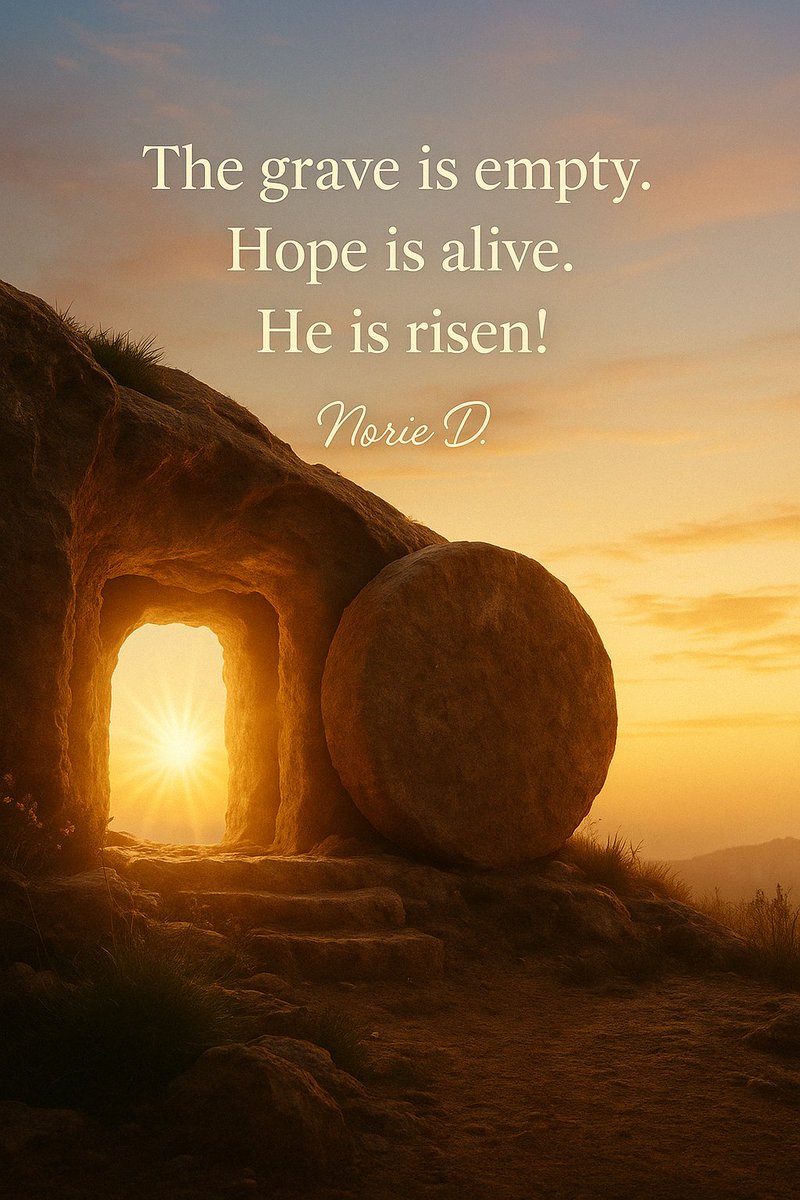 The greatest morning in history. Jesus lives. Joy begins. Happy Easter!
