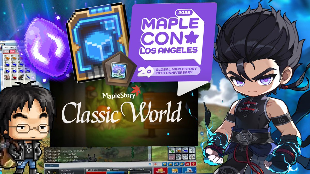 x3TheAran59's tweet photo. Global MapleStory is getting Old School MapleStory (Classic World), New Job: Mo Xuan, Talahart Familiars, Maple Con 2025 &amp; MORE! 🔥 LEGENDARY UPDATE!! https://t.co/g7rfjOibXM https://t.co/Ezebefu3ox