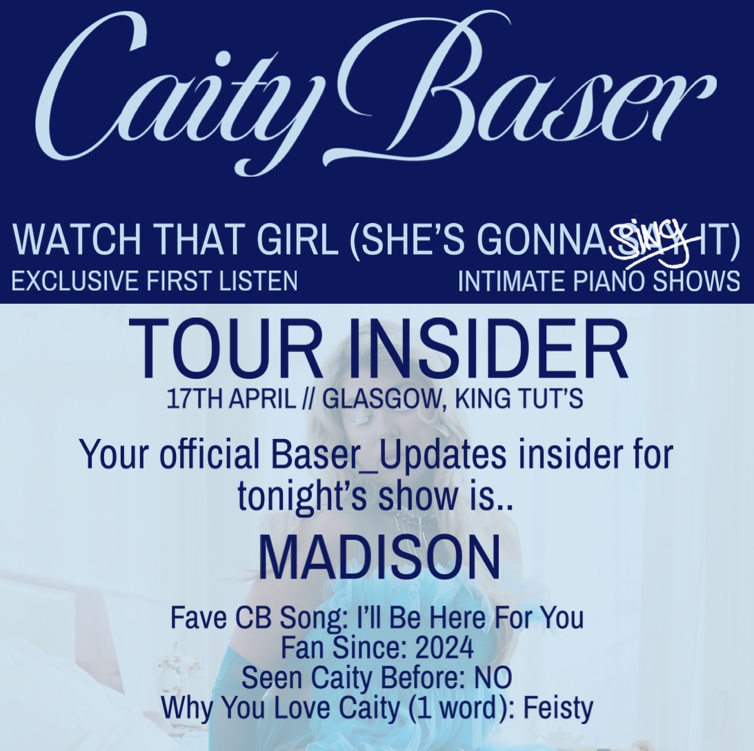 Caity Baser Updates 🩷 tweet media