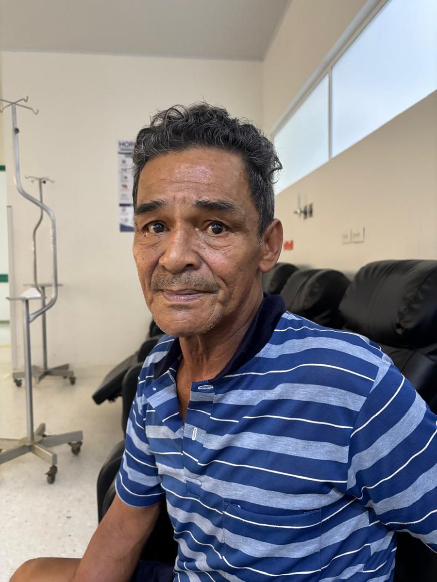 Cristóbal Martínez Puentes de 63 años, se encuentra en el Hospital Regional de la Orinoquía y hace más de 30 años no tiene comunicación con su familia.

Para obtener mayor información, sus seres queridos pueden comunicarse al 3232395097.