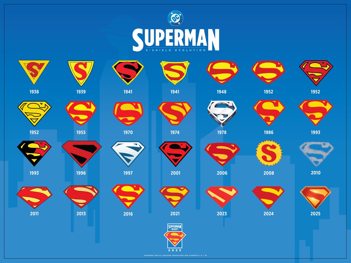 スーパーマンの歴代Sマークを大公開！ ＼ いよいよ明日4/18は