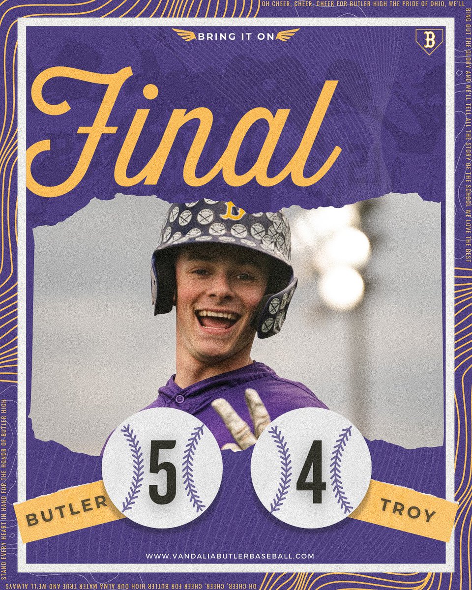 DAYTON — The stage was bigger, but the storyline remained the same: two MVL heavyweights, locked in another tight, high-stakes battle. And once again, Butler found a way.

Playing under the lights at Day Air Ballpark—the visiting Aviators again came through with a clutch