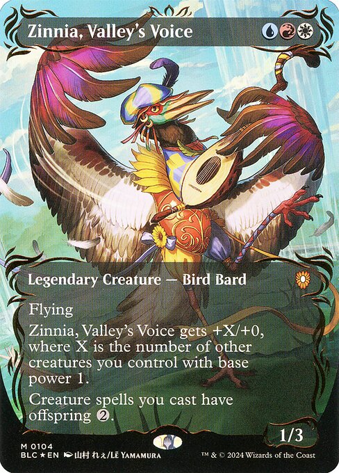 AltarGhxst's tweet image. I haven't had a chance to build this commander yet but I really love the design of Zinnia. Such a cool mechanic to build around.