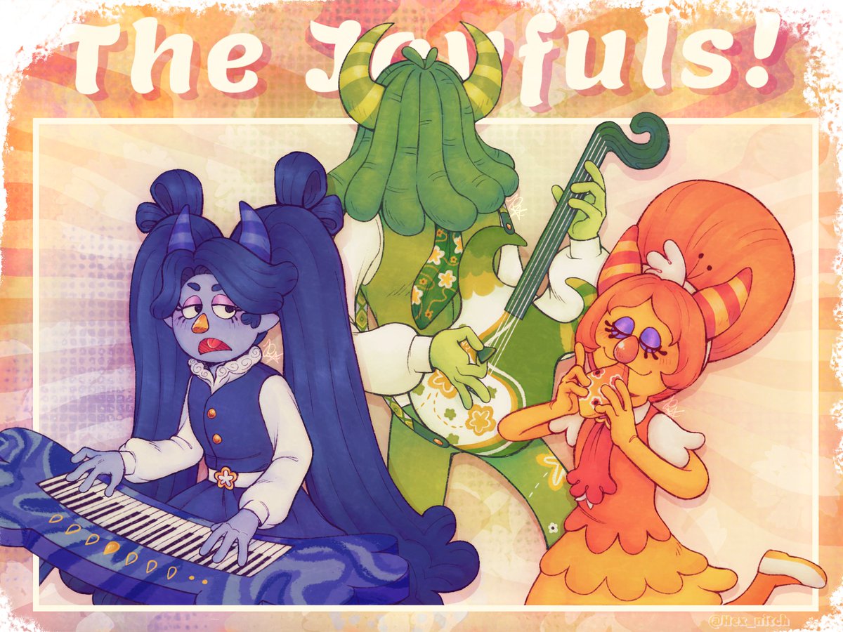 The Joyfuls💙💚🧡
#WelcomeHome #welcomehomefanart 
#frannyjoyful #jonesyjoyful #beajoyful