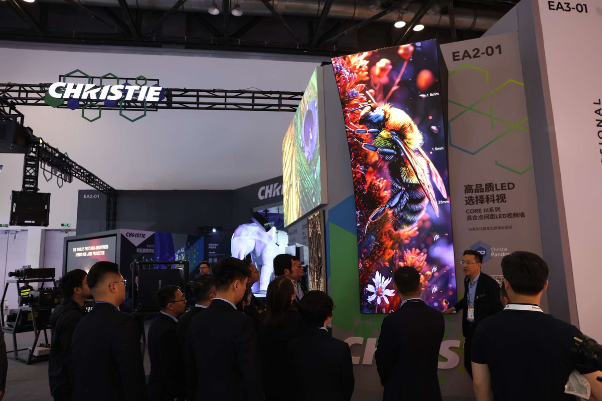 ChristieDigital's tweet image. Join us at InfoComm China 2025 at CNCC until April 18! Visit Hall E, EA2-01 for cutting-edge AV tech. ✨ ow.ly/4Loz50VBYEK #InfoCommChina2025 #VisualSolutions #ImmersiveExperiences