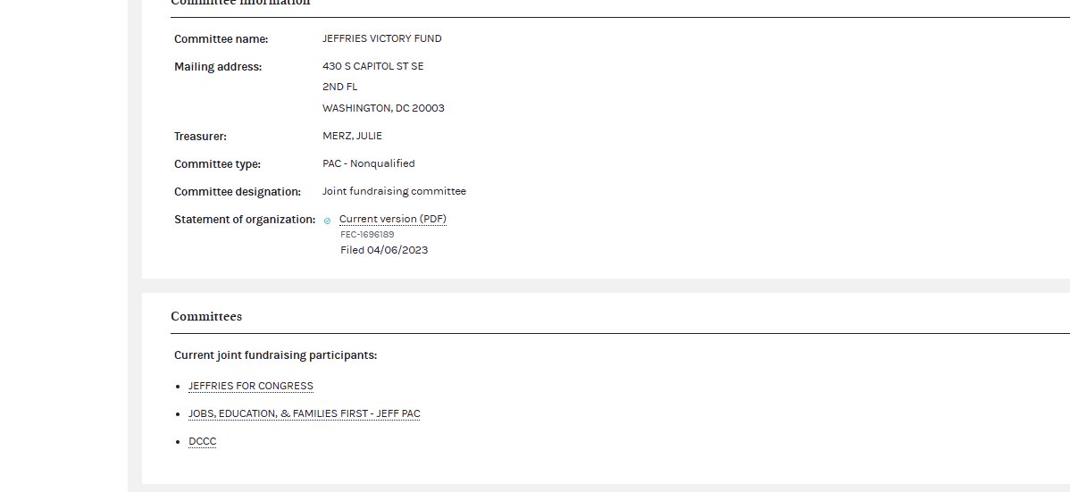 LauraLoomer's tweet image. EXCLUSIVE:

House Minority Leader @RepJeffries Hakeem Jeffries has a MAJOR FEC Violation on the latest FEC reports

On FEC records filed yesterday, the “Jeffries Victory Fund” listed Suffolk Construction as its employer for its $111,500.00 donation to the DCCC on February 28,…