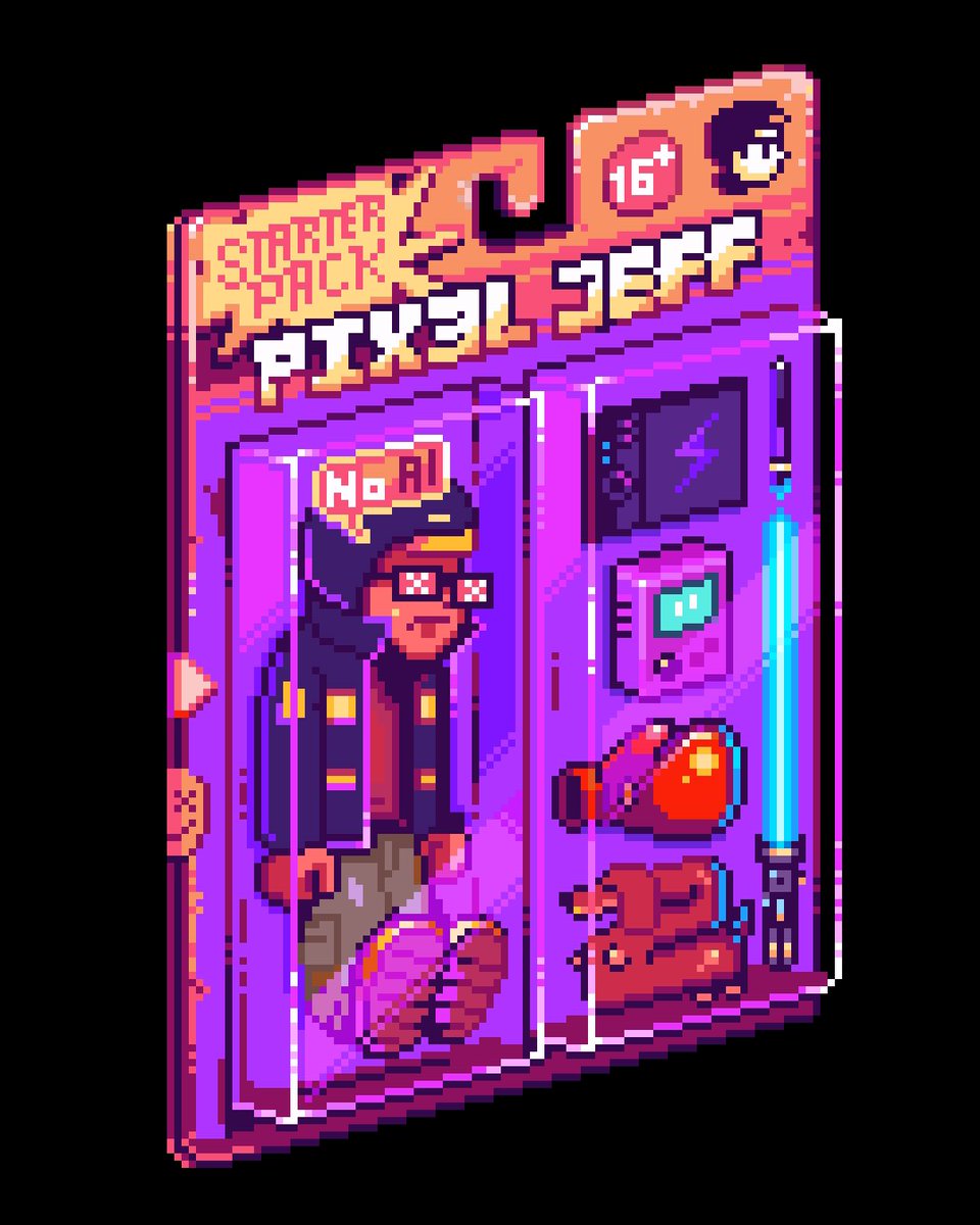 pixeljeff1995's tweet image. // PIXEL JEFF : Starter Pack // .2025
#noaistarterpack
#pixeljeff #8bitartist #pixelart #ドット絵
