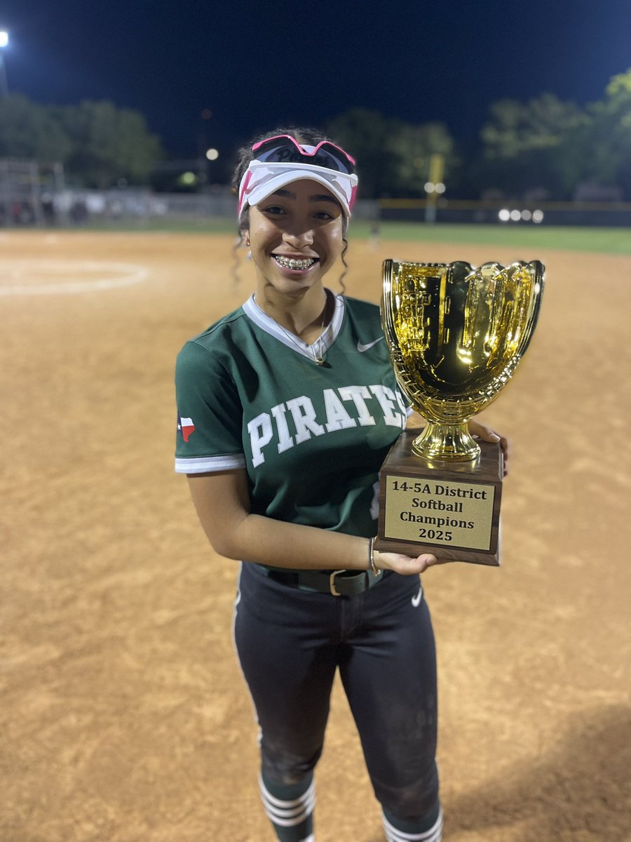 Thankful for helping my team win back to back district championships #poteetsoftball