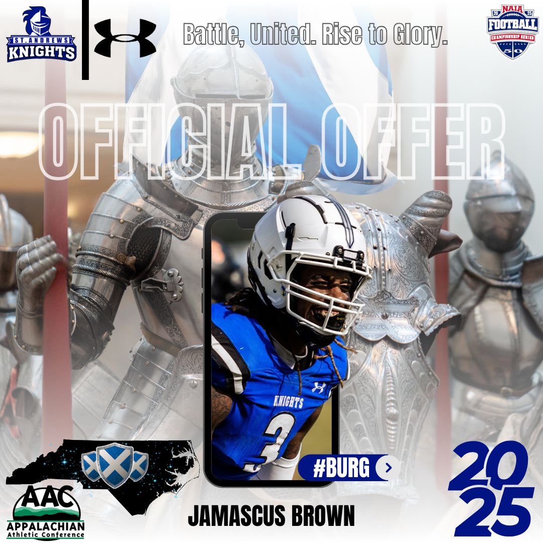 Jamascus โTUDโ Brown๐๐๐ (@brownjamascus) on Twitter photo After an great conversation with <a href="/CoachQuinn19/">Matt Quinn</a> Iโm blessed to receive an official offer from <a href="/StAndrewsFB/">SAU Football</a> <a href="/coachjj26/">Jamie Johnson ๐ชถ</a> <a href="/CoachRhodes55/">Matt Rhodes</a> #Godsplan After an great conversation with <a href="/CoachQuinn19/">Matt Quinn</a> Iโm blessed to receive an official offer from <a href="/StAndrewsFB/">SAU Football</a> <a href="/coachjj26/">Jamie Johnson ๐ชถ</a> <a href="/CoachRhodes55/">Matt Rhodes</a> #Godsplan