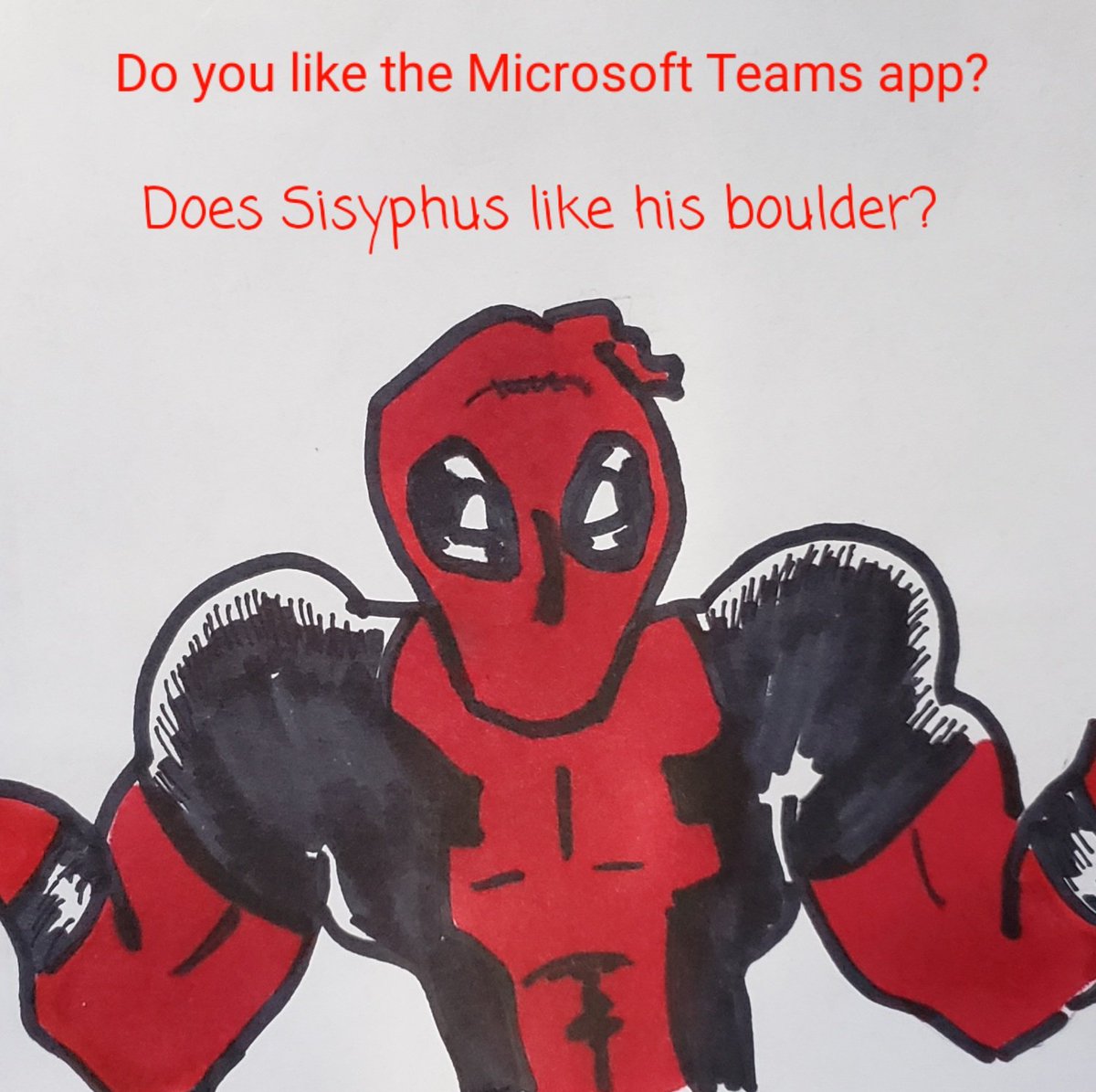 NBG55's tweet image. Do you like the Microsoft Teams app? Does Sisyphus like his boulder? #dailydeadpool #microsoftteams #sisyphus #1205
instagram.com/p/DIh2Ng5MDCV/…