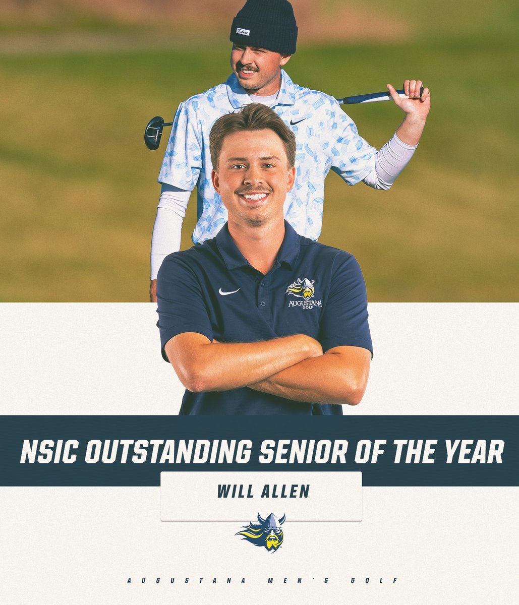 Will Allen has been named the NSIC's Outstanding Senior of the Year for Men's Golf

🗞️ » bit.ly/3Rjjq39

#BuildingChampions