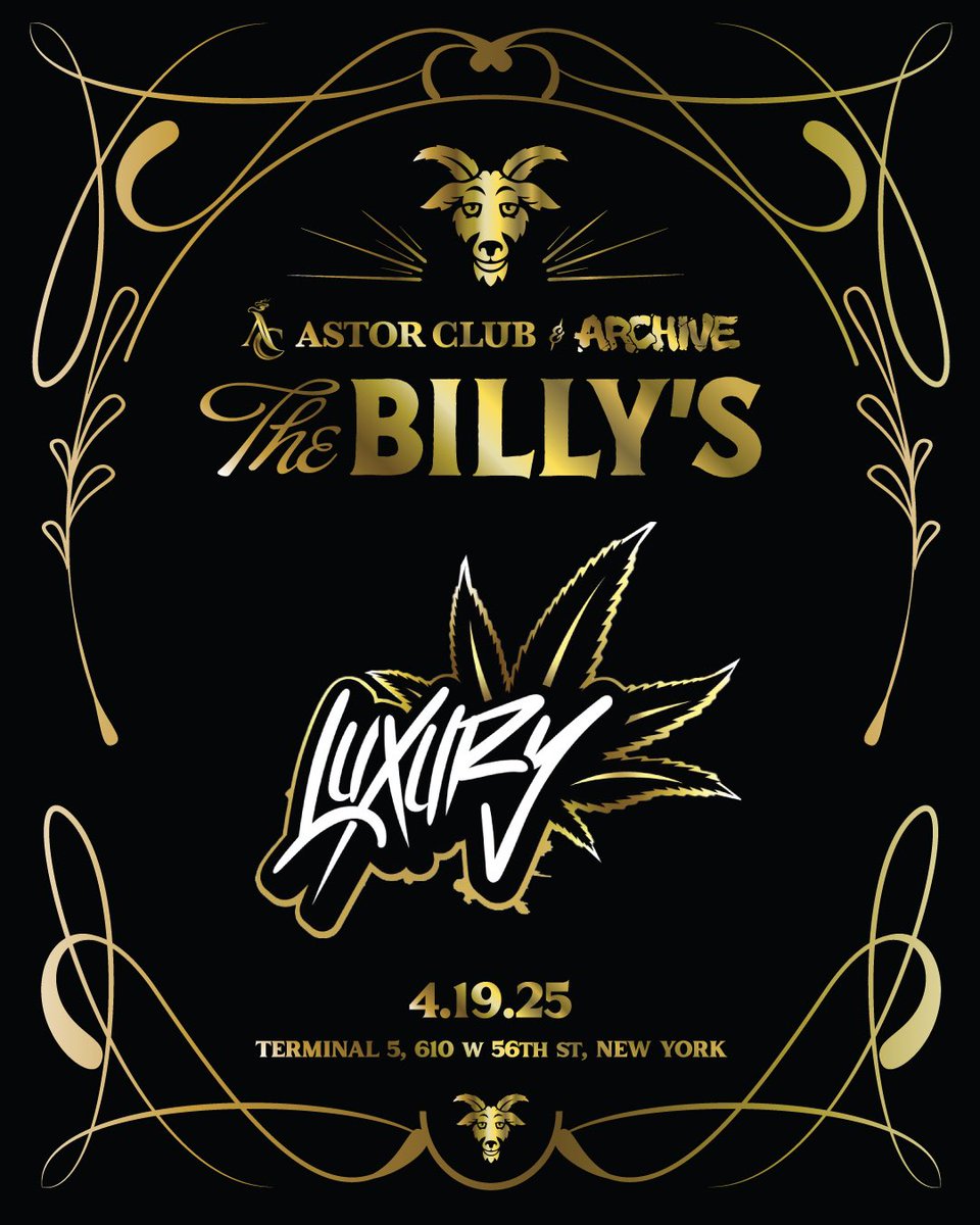 Luxury Exotics (@luxuryexoticsx) on Twitter photo Catch us on 4/19 at The Billy’s with <a href="/astorclubnyc/">astor club</a> & <a href="/ArchiveSeedBank/">Archive Seed Bank</a> + an insane lineup of top brands in the industry! Catch us on 4/19 at The Billy’s with <a href="/astorclubnyc/">astor club</a> & <a href="/ArchiveSeedBank/">Archive Seed Bank</a> + an insane lineup of top brands in the industry!
