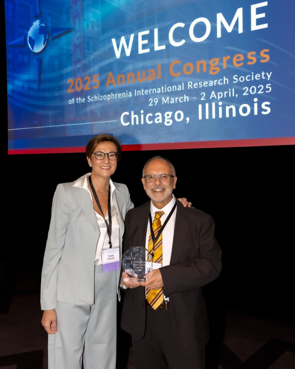 In recognition of a long and productive career, Prof Christos Pantelis (<a href="/ChristosPantel2/">Christos Pantelis</a>)  recently received the President's Award from the Schizophrenia International Research Society (SIRS) at their Annual Congress in Chicago - #Congratulations! schizophreniaresearchsociety.org/2025-president…