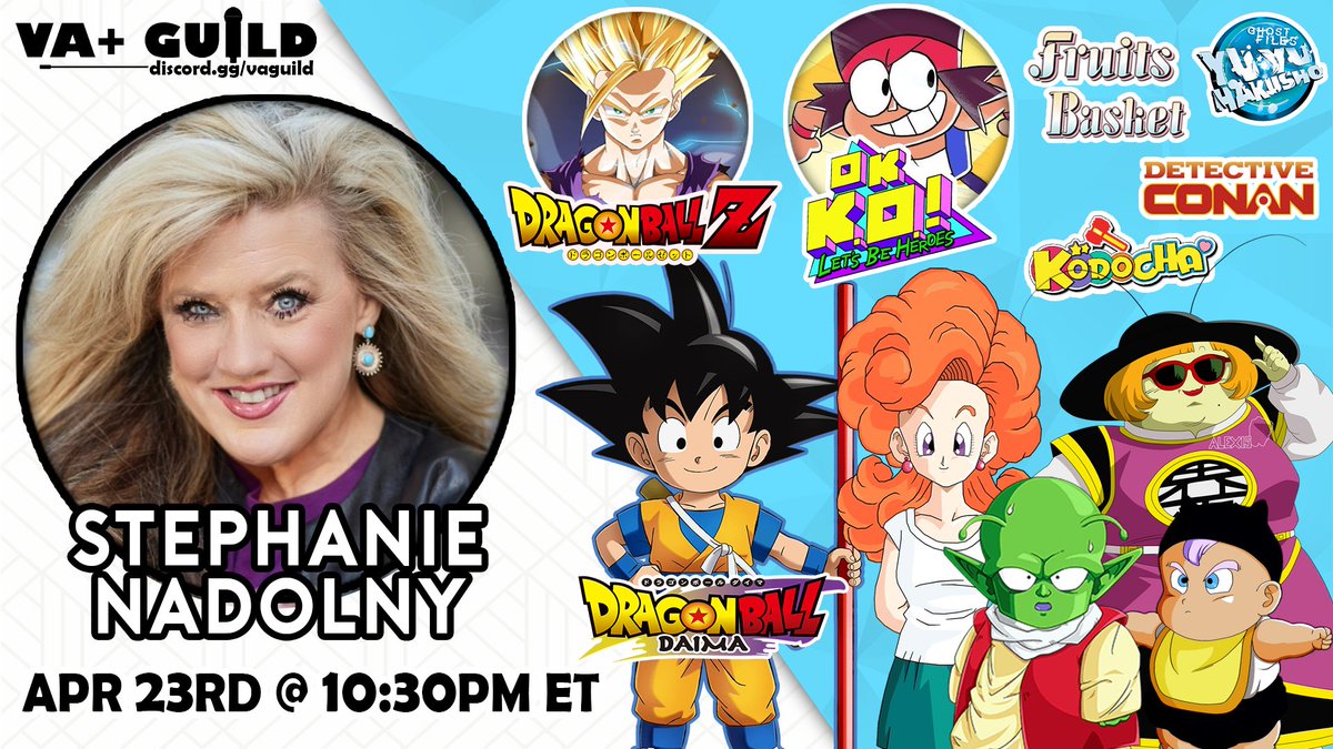 Very Berry Studios (@veryberrystudio) on Twitter photo Don't miss our exclusive event with anime dubbing veteran <a href="/Stephvox/">Stephanie Nadolny</a> (Stephanie Nadolny) on April 23rd at 10:30PM EST! This is a rare opportunity to gain firsthand insight from a veteran of the industry 🔥 🩵
Seats are just $16! Grab yours now: tidycal.com/veryberrystudi… Don't miss our exclusive event with anime dubbing veteran <a href="/Stephvox/">Stephanie Nadolny</a> (Stephanie Nadolny) on April 23rd at 10:30PM EST! This is a rare opportunity to gain firsthand insight from a veteran of the industry 🔥 🩵
Seats are just $16! Grab yours now: tidycal.com/veryberrystudi…