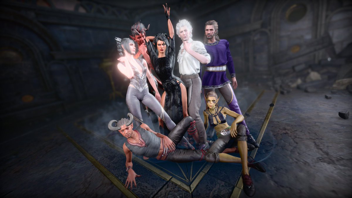KhahiraRavyn's tweet photo. Guess which one Khahira's romancing? 🤭
#BG3 #BaldursGate3 #BG3patch8 #PSO2NGS https://t.co/ukcNnsfRSL