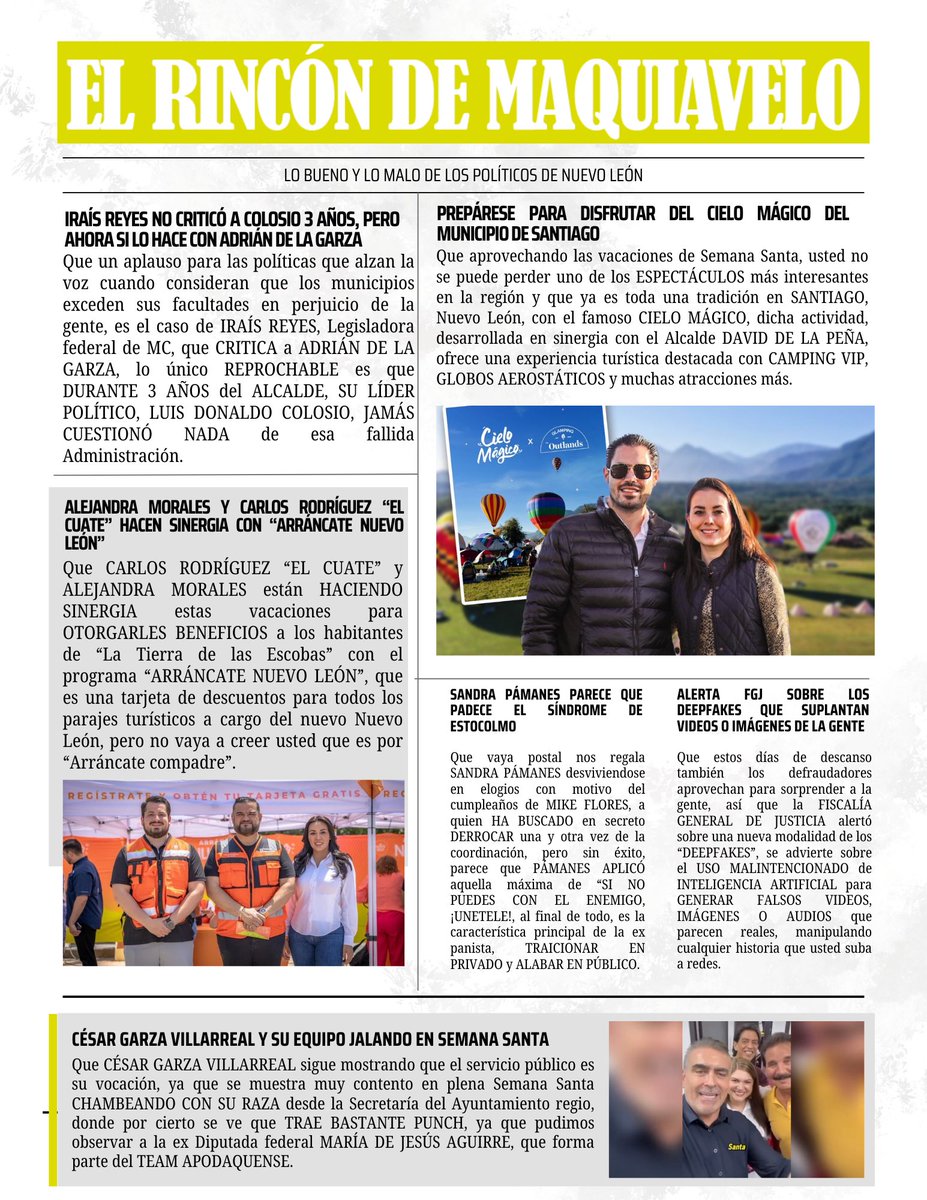El Rincón de Maquiavelo tweet media