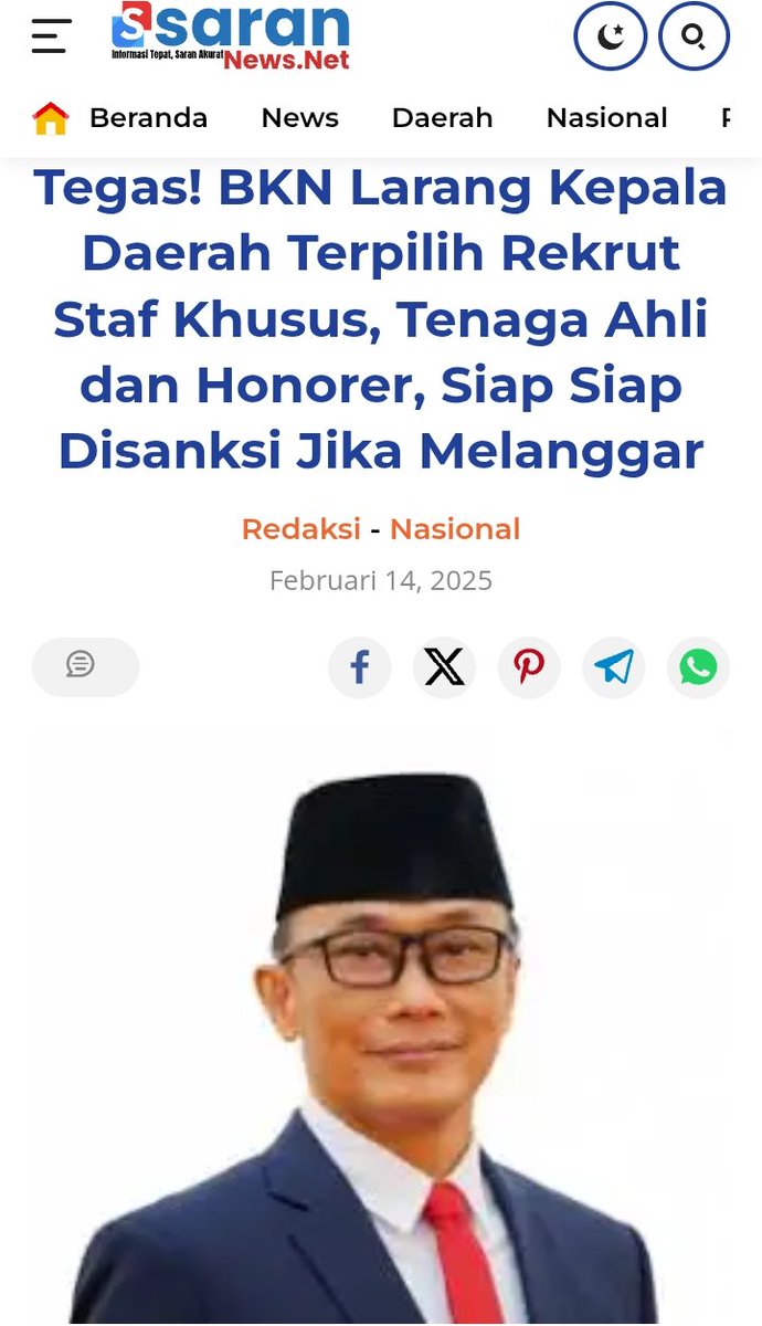 ๐ฎ๐ฉ godham5 ๐ฎ๐ฉ (@godham5) on Twitter photo Kepada Yth,
Ka. <a href="/BKNgoid/">#SatuDataASN</a> ๐
apa Sanksinya jk ada Kepala Daerah m'lkkn pengangkatan para Ketua Partai Pengusung dan Timses utk di jadikan Staf Ahli (walau hanya b'dasarkan surat tugas dr bbrp SKPD ),
Cc :
<a href="/ayepzaki_resmi/">Ayep Zaki</a> <a href="/bobbymaulana/">Bobby Maulana</a> <a href="/Pemkot_Sukabumi/">Pemkot Sukabumi</a> Kepada Yth,
Ka. <a href="/BKNgoid/">#SatuDataASN</a> ๐
apa Sanksinya jk ada Kepala Daerah m'lkkn pengangkatan para Ketua Partai Pengusung dan Timses utk di jadikan Staf Ahli (walau hanya b'dasarkan surat tugas dr bbrp SKPD ),
Cc :
<a href="/ayepzaki_resmi/">Ayep Zaki</a> <a href="/bobbymaulana/">Bobby Maulana</a> <a href="/Pemkot_Sukabumi/">Pemkot Sukabumi</a>