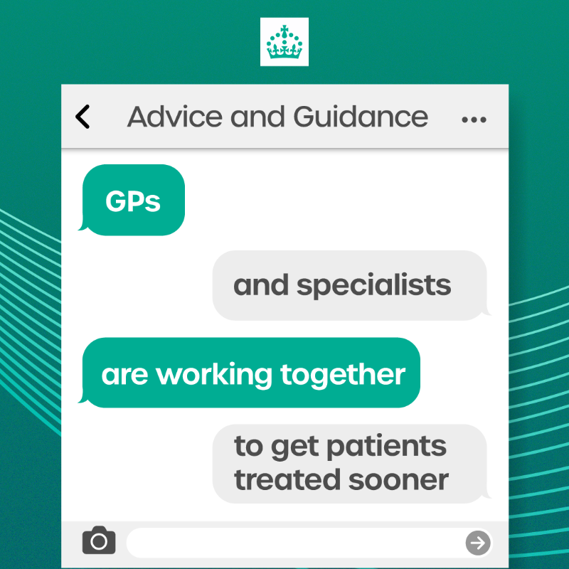 DHSCgovuk's tweet photo. 👩‍⚕️ We're expanding a scheme where GPs and hospital specialists work more closely together to get patients treated sooner.

This means people getting the care they need faster and in the right place, as part of our Plan for Change.

Find out more ⬇️