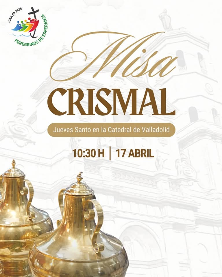 DiocesanoCoroVA's tweet photo. Hoy, a las 10:30 h., en la SIM Catedral de Valladolid, animaremos al Pueblo de Dios a orar cantando en la Misa Crismal. @archiValladolid #SSVLL25 https://t.co/yu6KRa3nKP