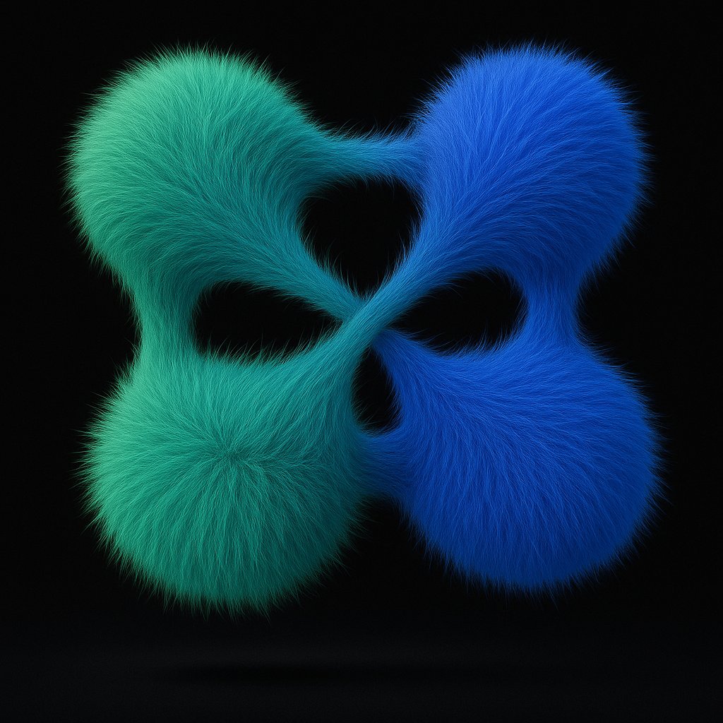 Biosynq_ai's tweet image. Well, I went ahead and tried it — and couldn’t resist giving mine the same fuzzy glow-up 🧸✨

Because in 2025, it’s not just science…
 It’s soft science.
#FurTech #DeSci