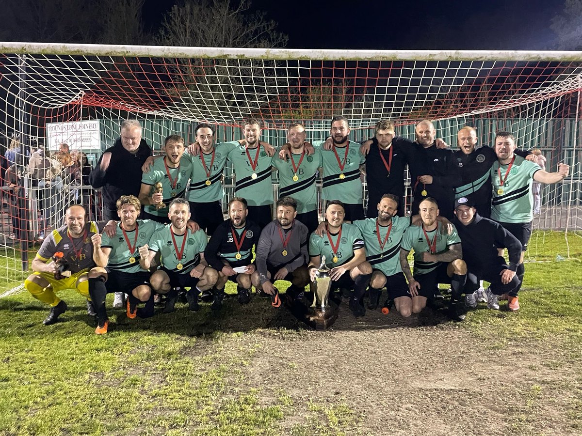 bcobfc's tweet image. What a night, what a club! 1 🏆, 2 more to get. Millard (the good one) with the 93rd minute winner to win the famous Bareham trophy. 
On to Saturday to secure the double. Thanks to everyone who came to support: #bcob