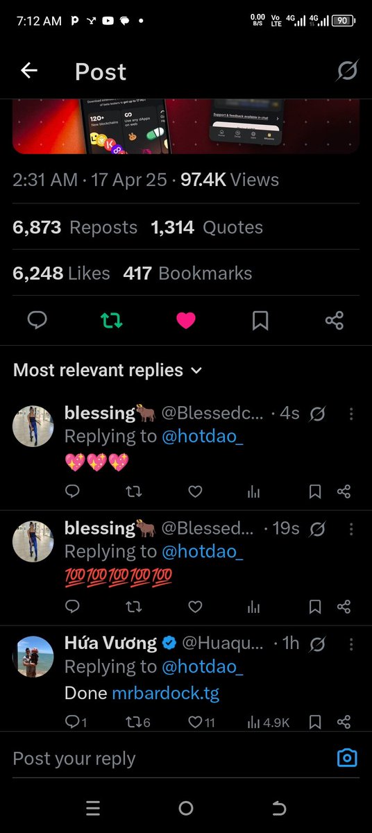 Blessedceo7's tweet photo. @hotdao_ https://t.co/Z91c3dJa9C