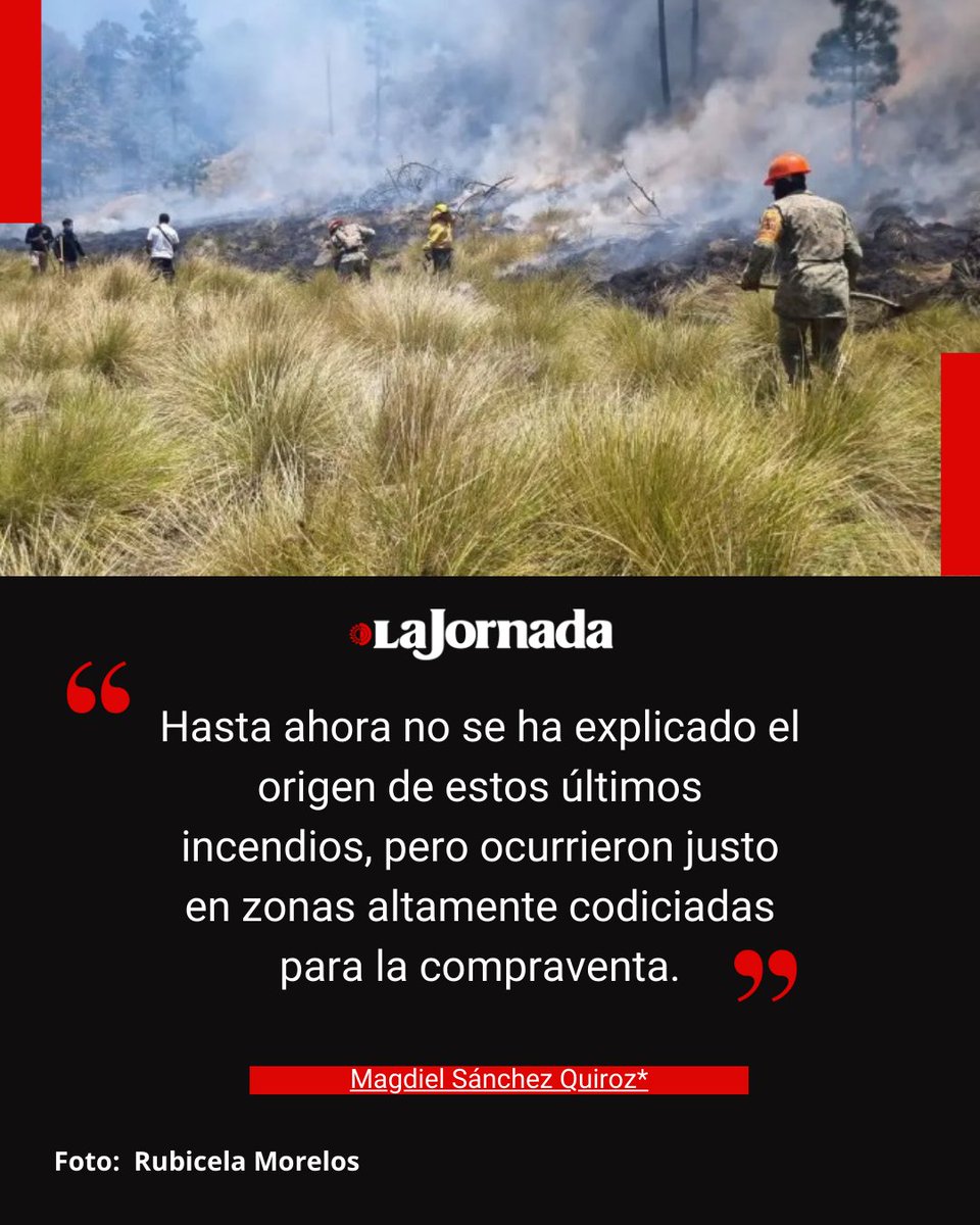 lajornadaonline's tweet photo. Tepoztlán en llamas, #opinión de Magdiel Sánchez Quiroz
https://t.co/7D3P2FEKda https://t.co/dUwjtPGkit