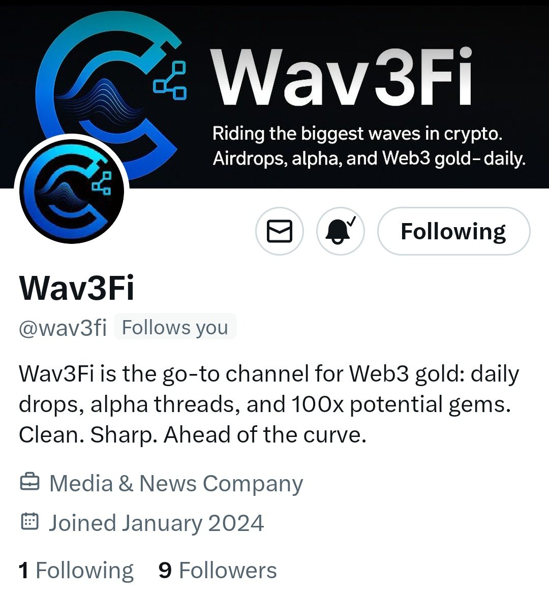 🚨 Big Announcement from <a href="/Crypto_Neuz/">Crypto Neuz</a> 🚨

A new wave is here… and it’s massive.

Before introducing it, I would love to tell you that we are giving away $100 worth of $BNB to one lucky winner who follows <a href="/wav3fi/">Wav3Fi</a> &amp; Rt this post + tag 3 friends. 

Make sure to drop your BNB