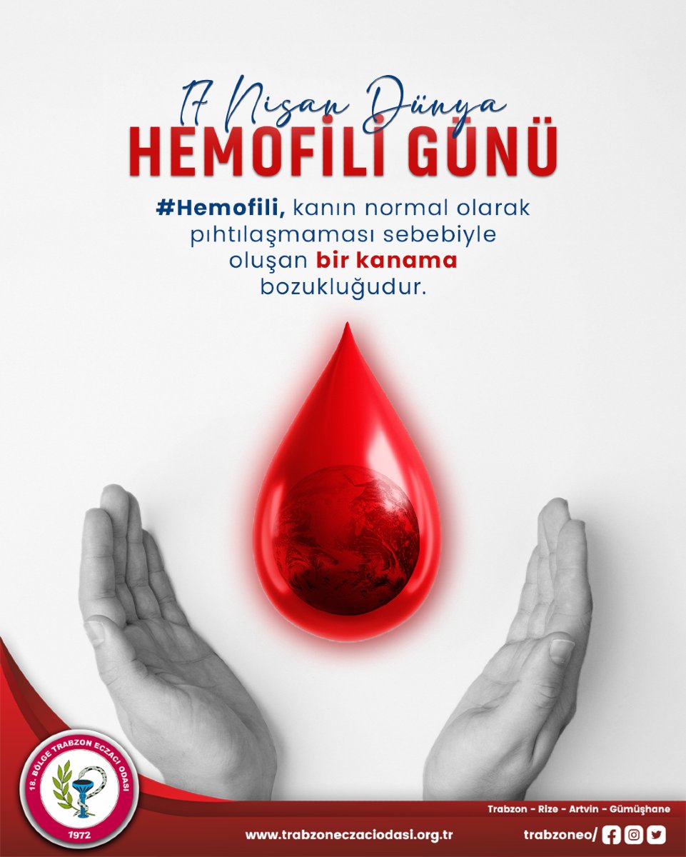 17 Nisan Dünya Hemofili Günü
.
.
.
.
#eczacışart #eczacıheryerde #eczacı #hemofiligünü
