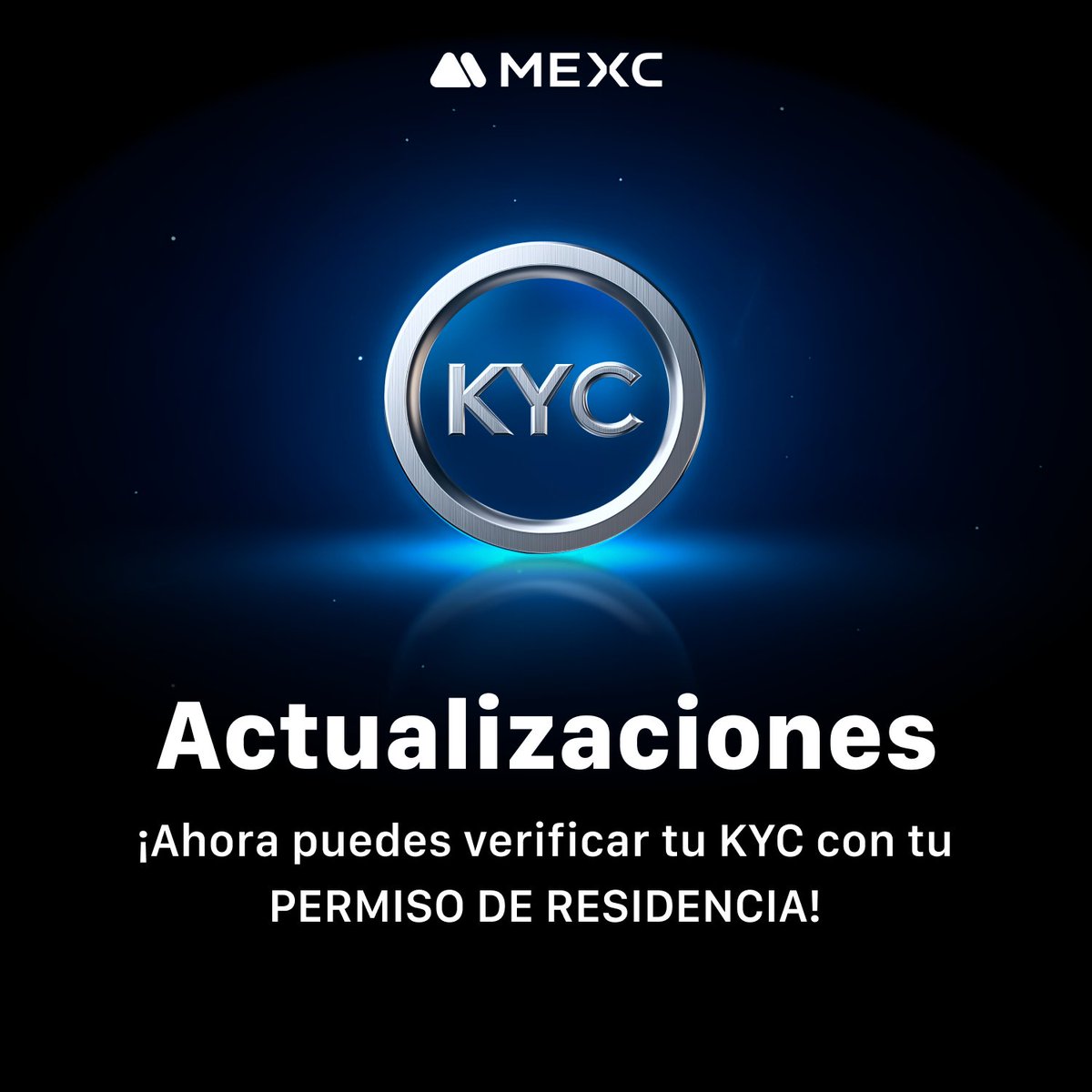 MEXCespanol's tweet photo. 🌍 ¡Actualización de KYC en MEXC!

Ahora puedes verificar tu identidad usando tu permiso de residencia — no solo pasaporte o documento de identidad.
Sin fronteras, solo oportunidades.
¡Vamos, nómadas! 🚀🌐 https://t.co/8EEYsCvOQJ

#MEXC #KYC #CryptoNomads #Web3 https://t.co/OKFw4NQeZZ