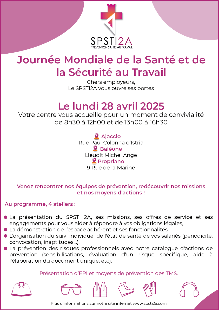 Service de Prévention et de Santé au Travail 2A tweet media
