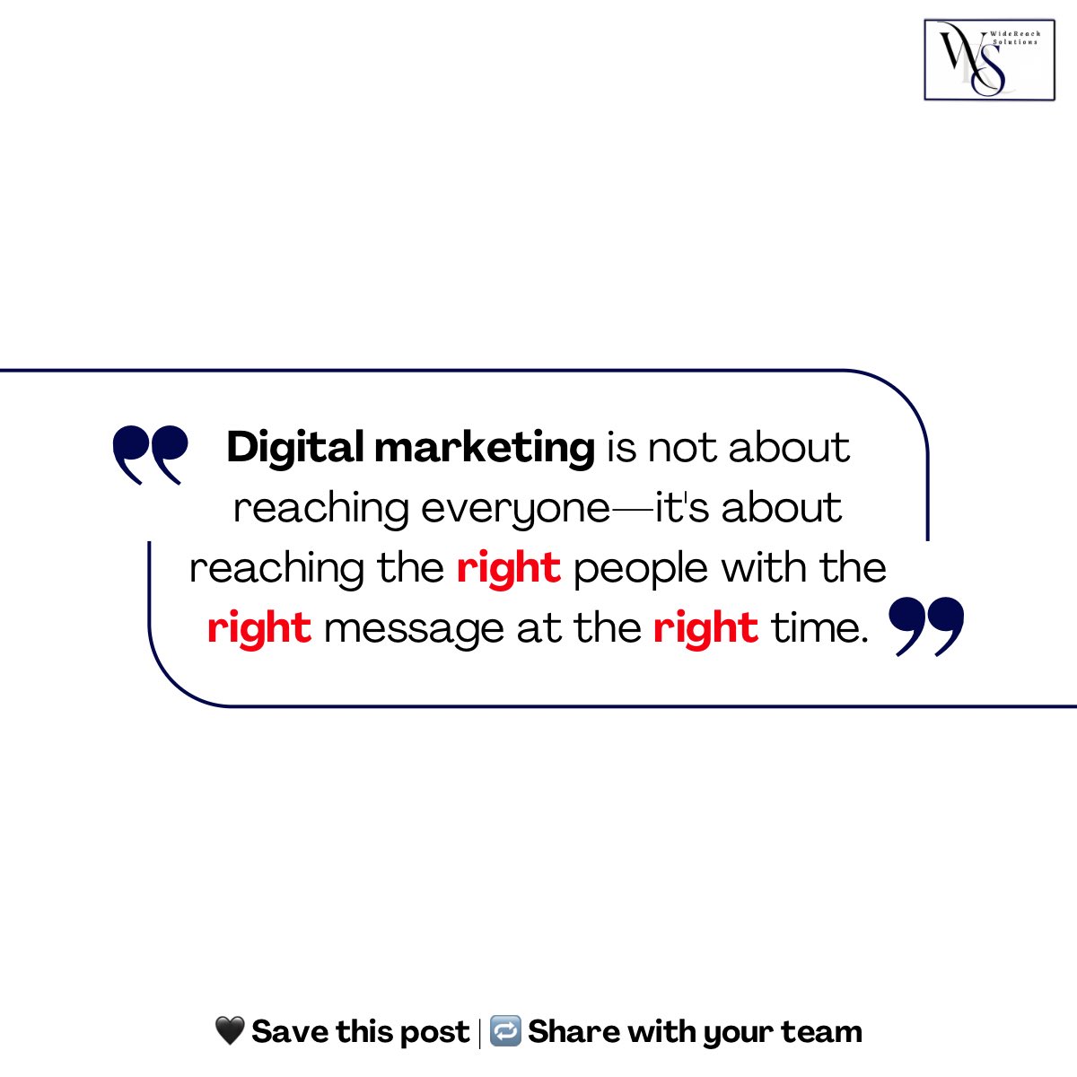 WidereachS's tweet photo. 👀 Content getting views but no real results?

Maybe it’s not what you’re saying—but who you’re saying it to.

🎯 Great marketing =
✔️ Right audience
✔️ Right message
✔️ Right time

Speak smarter, not louder.

#DigitalMarketing #MarketingTips #ContentThatConverts https://t.co/B5ycnyONGw