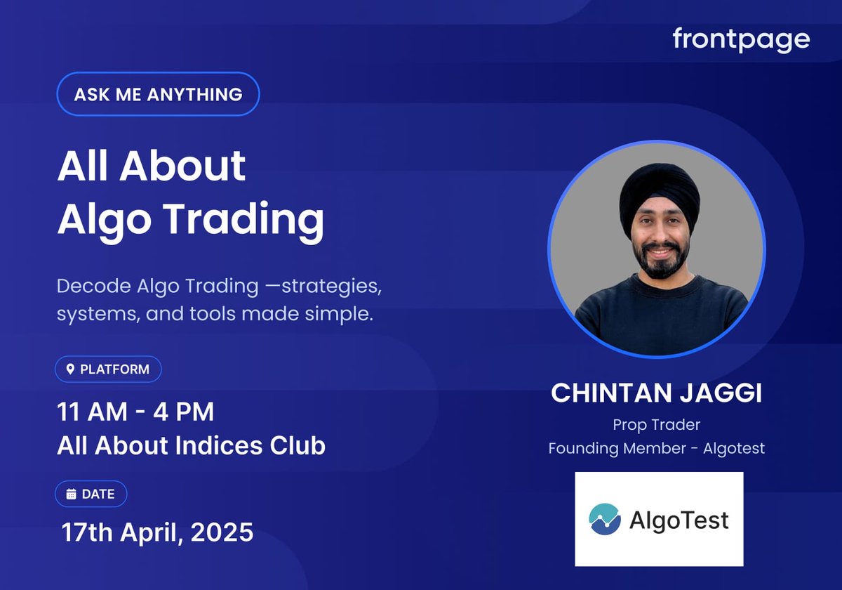 AlgoTest | Free Backtesting | Algo Trading India tweet media