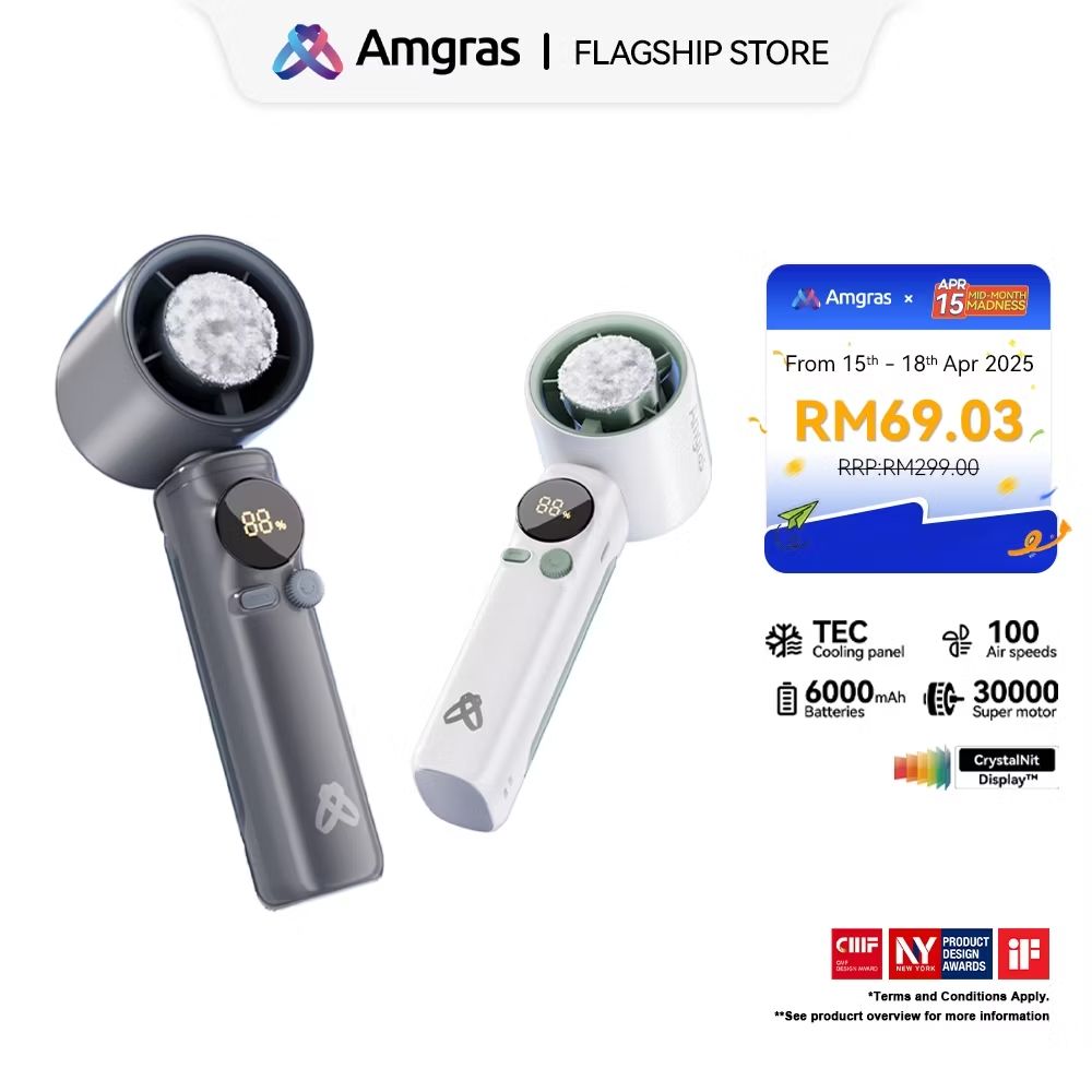 _nadiahanim_'s tweet photo. Check out Amgras MetaHeld Fan Pro Portable Turbo Fan High Speed kipas mini fan cooler 100 Level Adjustment LED Display 20H 6000mAh for RM69.03. Get it on Shopee now! https://t.co/QGitrhf0Jb https://t.co/1tjoMwZFBx