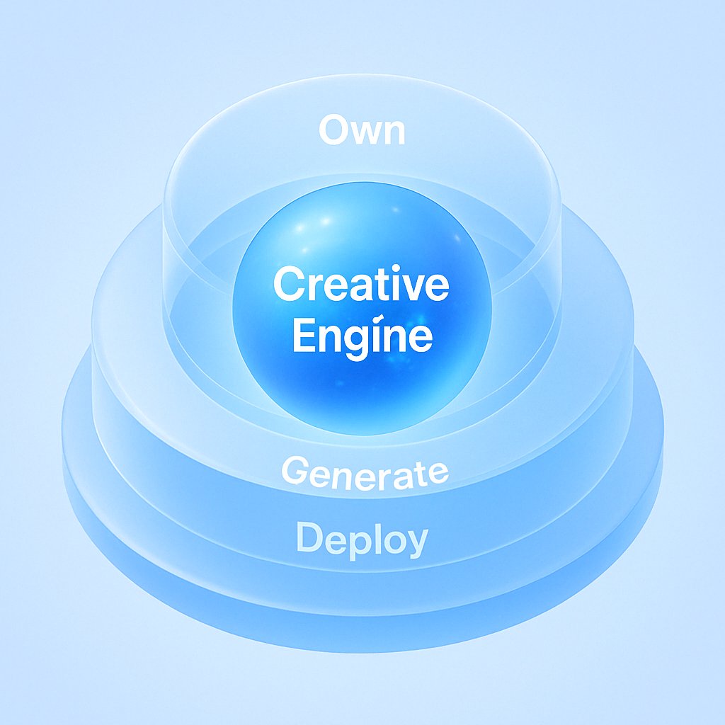 We’re not here to generate pretty pictures. We’re here to build a creative engine one that powers your ideas end to end.

Your intent becomes an asset the moment you hit “generate.” That asset is yours to own, control, and deploy. And true ownership unlocks real value.

This