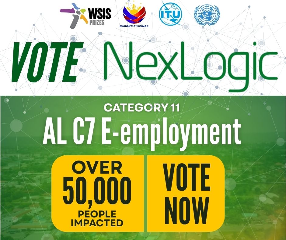 nexlogicph's tweet photo. 𝐄𝐱𝐜𝐢𝐭𝐢𝐧𝐠 𝐍𝐞𝐰𝐬! 𝐍𝐞𝐱𝐥𝐨𝐠𝐢𝐜'𝐬 𝐂𝐨𝐦𝐦𝐮𝐧𝐢𝐭𝐲 𝐂𝐨𝐧𝐧𝐞𝐜𝐭 𝐒𝐡𝐨𝐫𝐭𝐥𝐢𝐬𝐭𝐞𝐝 𝐟𝐨𝐫 𝐆𝐥𝐨𝐛𝐚𝐥 𝐖𝐒𝐈𝐒 𝐏𝐫𝐢𝐳𝐞𝐬 𝟐𝟎𝟐𝟓! We need your Vote!

Thrilled to announce that Nexlogic's Community Connect initiative has been shortlisted for the prestigious WSIS Prizes 2025!
This recognition comes from the UN's World Summit on the Information Society (WSIS), celebrating projects using ICTs for sustainable development worldwide.

We're incredibly honored to represent the Philippines as a nominee in 𝐂𝐚𝐭𝐞𝐠𝐨𝐫𝐲 𝟏𝟏: 𝐄-𝐞𝐦𝐩𝐥𝐨𝐲𝐦𝐞𝐧𝐭. We might be the first private Filipino company 
nominated! 
What does Community Connect do? We're bridging the digital divide by bringing vital fiber internet access to over 50,000 individuals in low-income households in the Philippines. This connection unlocks life-changing opportunities in education, healthcare, remote work, and overall community empowerment. 

A huge thank you to our passionate team, dedicated 𝐋𝐆𝐔 𝐩𝐚𝐫𝐭𝐧𝐞𝐫𝐬, and the amazing communities we serve. This nomination is a testament to our shared vision! 

𝐇𝐨𝐰 𝐭𝐨 𝐕𝐨𝐭𝐞:
1. Go to the official WSIS voting portal: https://t.co/WDEcytR4BX
 and click “𝐑𝐞𝐠𝐢𝐬𝐭𝐞𝐫 𝐚𝐬 𝐍𝐞𝐰 𝐔𝐬𝐞𝐫.”
2. Confirm your registration via the link sent to your email.
3. Return to the WSIS website ( https://t.co/WDEcytR4BX ) and log in.
4. Click on “𝐕𝐨𝐭𝐢𝐧𝐠 𝐅𝐨𝐫𝐦.”
5. Select Category - 𝐀𝐋 𝐂𝟕 𝐄-𝐞𝐦𝐩𝐥𝐨𝐲𝐦𝐞𝐧𝐭
6. 𝐕𝐨𝐭𝐞 𝐟𝐨𝐫: 𝐂𝐨𝐦𝐦𝐮𝐧𝐢𝐭𝐲 𝐂𝐨𝐧𝐧𝐞𝐜𝐭: 𝐃𝐢𝐠𝐢𝐭𝐚𝐥 𝐈𝐧𝐜𝐥𝐮𝐬𝐢𝐨𝐧 𝐯𝐢𝐚 𝐋𝐨𝐜𝐚𝐥 𝐀𝐫𝐞𝐚 𝐍𝐞𝐭𝐰𝐨𝐫𝐤𝐬 
7. Click “𝐌𝐲 𝐕𝐨𝐭𝐞𝐬” to verify your selections.

The deadline for voting is 30 April 2025 at 23:00 Geneva time (that's May 1st, 5:00 AM Philippine Time).

𝐀𝐬 𝐨𝐧𝐞 𝐅𝐢𝐥𝐢𝐩𝐢𝐧𝐨 𝐧𝐚𝐭𝐢𝐨𝐧, let us take pride and once again bring the Philippines to the international stage! The WSIS Prizes contest, hosted by the 𝐈𝐧𝐭𝐞𝐫𝐧𝐚𝐭𝐢𝐨𝐧𝐚𝐥 𝐓𝐞𝐥𝐞𝐜𝐨𝐦𝐦𝐮𝐧𝐢𝐜𝐚𝐭𝐢𝐨𝐧 𝐔𝐧𝐢𝐨𝐧 (𝐈𝐓𝐔), recognizes initiatives advancing sustainable development through ICTs. Winning projects will be announced during the WSIS+20 High-Level Event on 8 July 2025.

𝐒𝐡𝐚𝐫𝐞 𝐭𝐡𝐞 𝐠𝐫𝐞𝐚𝐭 𝐧𝐞𝐰𝐬 𝐚𝐧𝐝 𝐜𝐚𝐬𝐭 𝐲𝐨𝐮𝐫 𝐯𝐨𝐭𝐞 𝐧𝐨𝐰! 𝐋𝐞𝐭'𝐬 𝐜𝐡𝐚𝐦𝐩𝐢𝐨𝐧 𝐅𝐢𝐥𝐢𝐩𝐢𝐧𝐨 𝐢𝐧𝐧𝐨𝐯𝐚𝐭𝐢𝐨𝐧 𝐭𝐨𝐠𝐞𝐭𝐡𝐞𝐫!

#WSIS2025 #DigitalInclusion #CommunityEmpowerment #Philippines #Connectivity #TechForGood #Impact #Nexlogic #CommunityConnect #FilipinoInnovation #VotePH #ITU