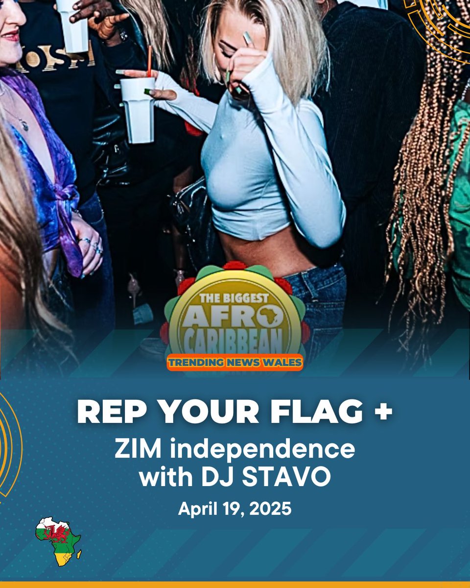 otident's tweet photo. Rep your flag and bring your tribe!
we’re back at 98 Club and it’s about to get loud! We are talking Afrobeats, Amapiano, Dancehall and more 
we will be  raising a glass to 45 years of Zimbabwean independence! April 19, 10PM till late. Come correct or don’t come at all. https://t.co/blMfDSDBLy