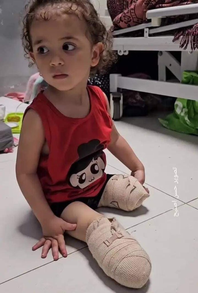 If you see this little angel, reply with 💔🇵🇸