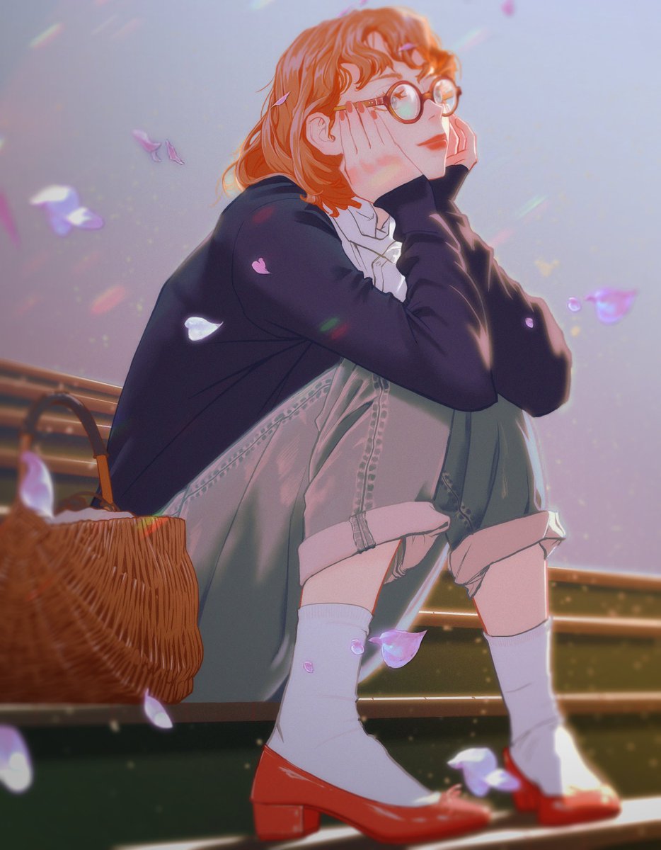 봄 느낌으로 응용 모작 재밌게 했습니다~🌸