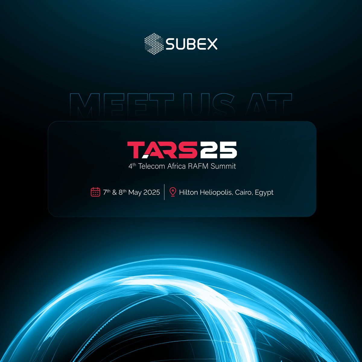 subex's tweet photo. Subex is all set for #TARS25 by @Fextons and excited to take the stage to share how AI and GenAI are revolutionizing Telecom Fraud Management.

See you there!

#TARS25 #AI #GenAI #TelecomAfrica #TelecomFraud #FraudPrevention #RAFM #RevenueAssurance #Innovation https://t.co/seUMfErNBG