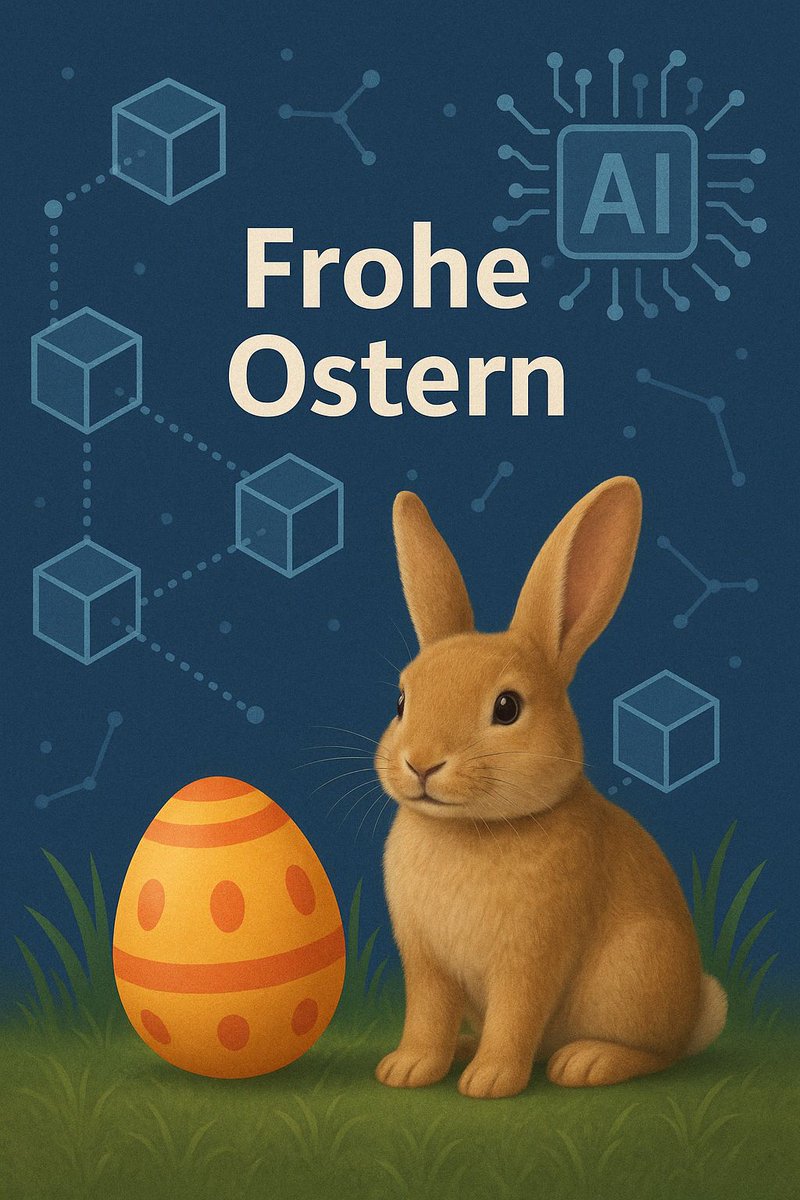 ** Frohe Ostern ** 

Wir wünschen Ihnen erholsame Feiertage, Zeit zur Reflexion und neue Energie für alles, was vor uns liegt.

Auch in einer Welt, die sich zunehmend digital und dezentral organisiert – etwa durch Blockchain und KI – bleiben Vertrauen, Zusammenarbeit und