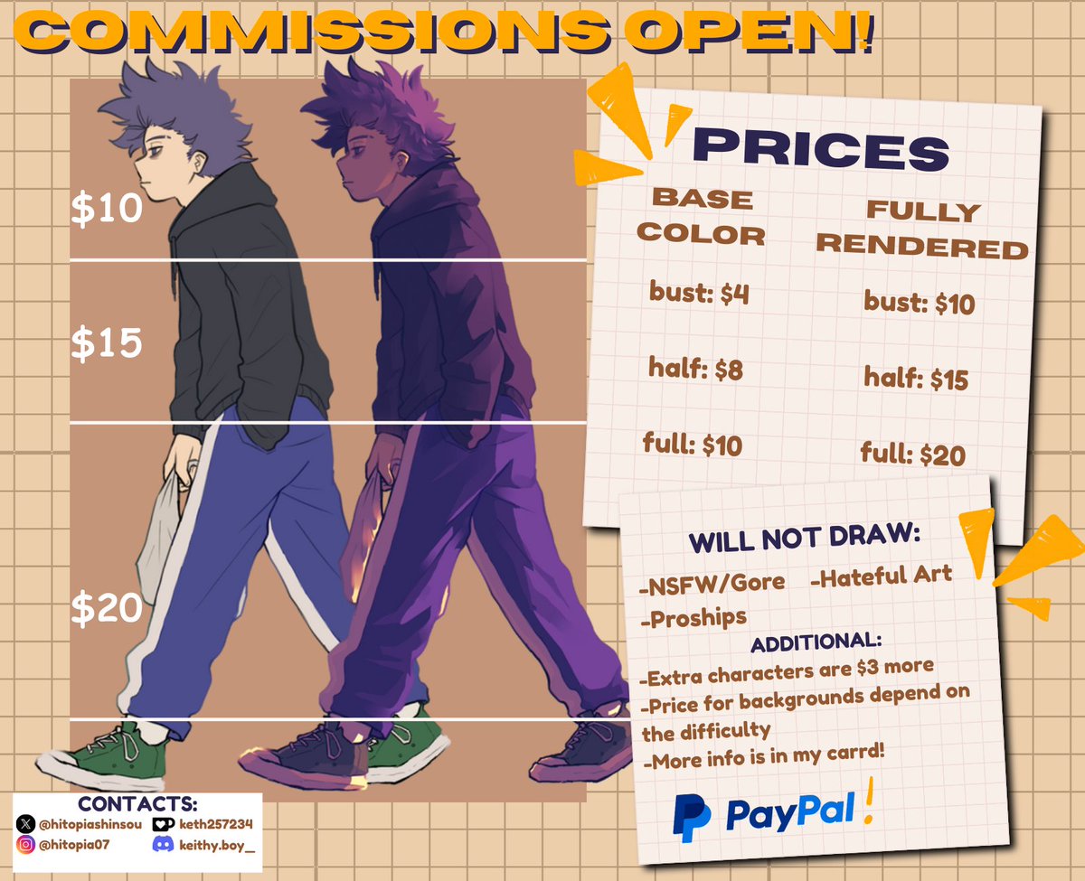 hitopiashinsou's tweet photo. COMMISSIONS ARE OPEN!

More info on my carrd ↓
https://t.co/TgLA0N3e4O https://t.co/4XLQa9OnUg
