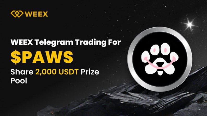 IM_Buhari's tweet image. 🚀$PAWS 
@GOTPAWSED
 Spot Trading Challenge🚀
🔥 $PAWS is booming! 2,000 USDT prize pool!
🎉 50 lucky winners share 
📌 Don’t miss out! Join our community now for more details!👇

🔗 Join:t.me/WeexGlobal_Gro…
📝 Fill out the form: forms.gle/gvvbzfyNG5rrd5…
#PAWS #WEEXtrading