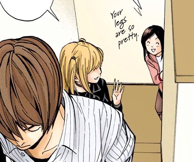 can we talk about sayu’s lil crush on misa