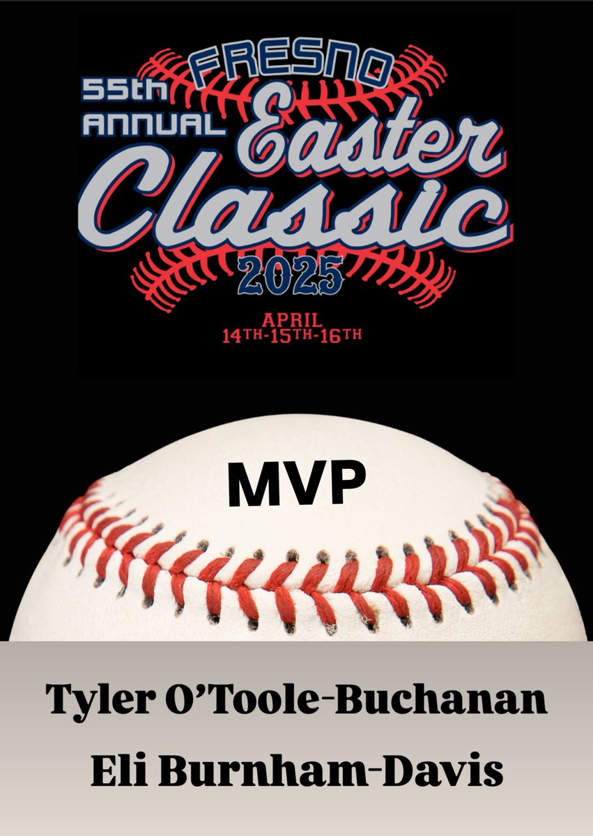 FresnoEasterClassic (@easterclassic) on Twitter photo Here are you 2025 Fresno Easter Classic Award Winners
<a href="/EliBurnham1/">Eli Burnham</a> <a href="/TylerOToole5/">Tyler O’Toole</a> <a href="/TreyMorris02/">Trey Morris</a> <a href="/JamieSpurgeon_/">Jamie Spurgeon</a> Here are you 2025 Fresno Easter Classic Award Winners
<a href="/EliBurnham1/">Eli Burnham</a> <a href="/TylerOToole5/">Tyler O’Toole</a> <a href="/TreyMorris02/">Trey Morris</a> <a href="/JamieSpurgeon_/">Jamie Spurgeon</a>