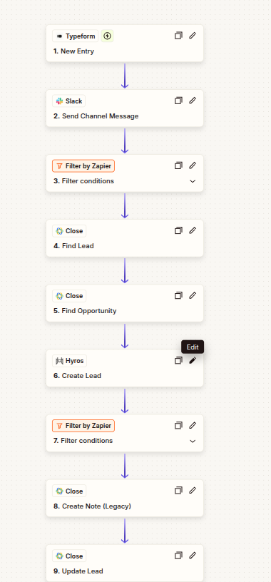 jinnatul_md's tweet photo. Here’s how i built a fully automated system to streamline lead management and follow-up for a German coaching company:

⚙️ Automation Flow Breakdown in comments: 👇

#Automation #Zapier #GermanBusiness #LeadManagement #CloseCRM #DevFik #BusinessAutomation #Typeform #Hyros #WATI https://t.co/8o9KezxP60