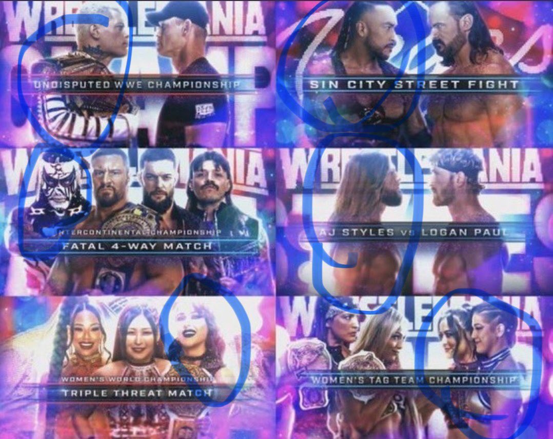 My picks for wrestlemania