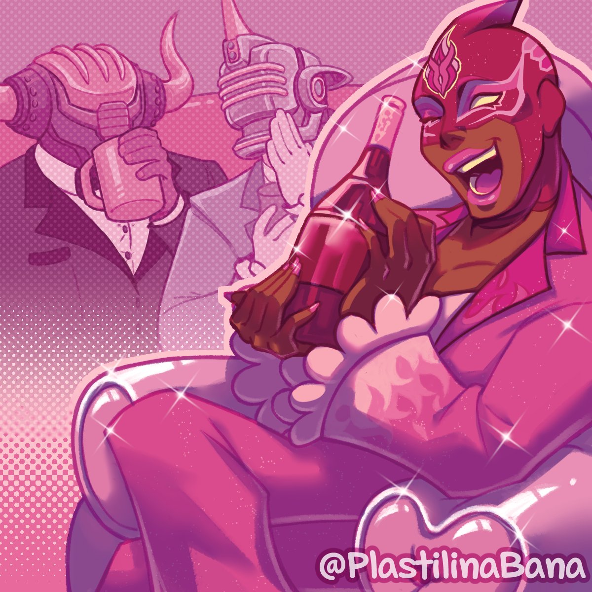 PlastilinaBana's tweet image. Spot Illustrations I did some years ago for the @tigerbunnyzine
#tnb #taibani
